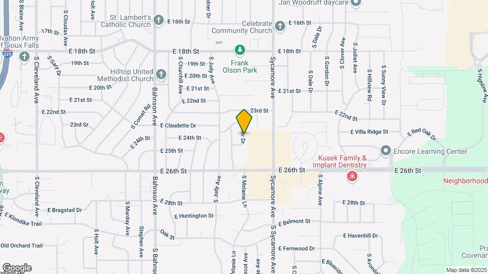 1632 S Doodler Dr Map and Location Details