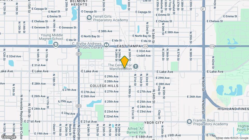 2910 E Lake Ave Mapa y Detalles de la Ubicación