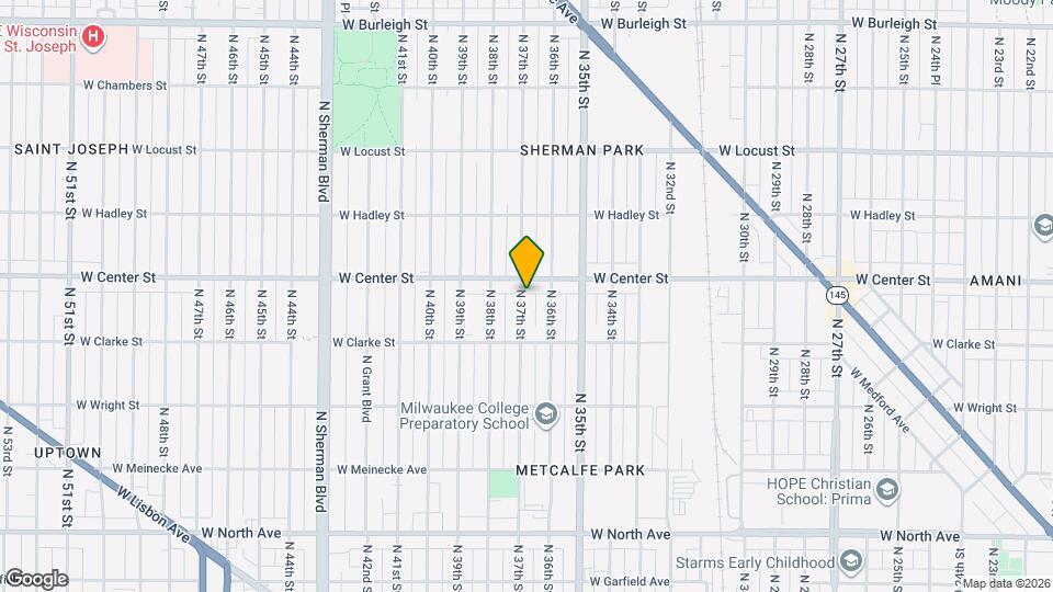 2660 N 37th St Map and Location Details