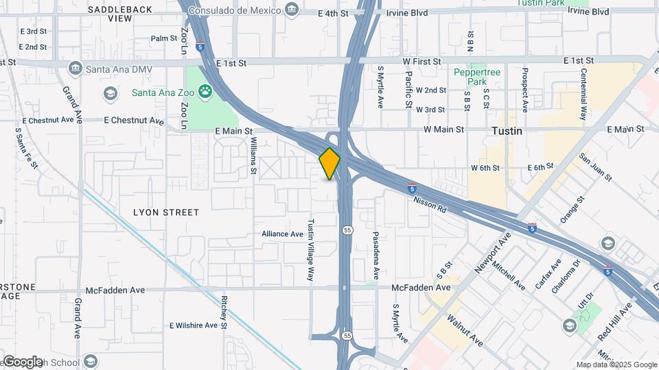 15500 Tustin Village Way Map and Location Details