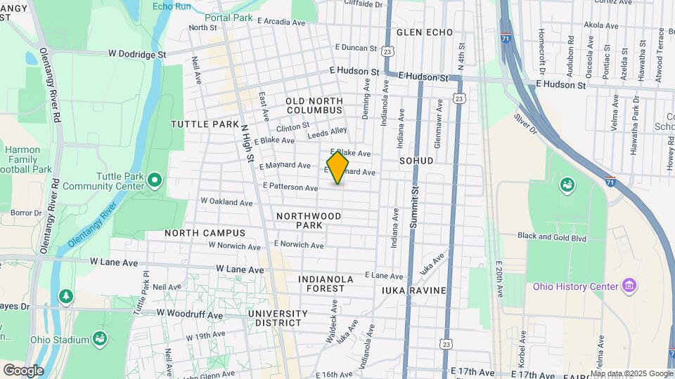 180 E Patterson Ave Map and Location Details