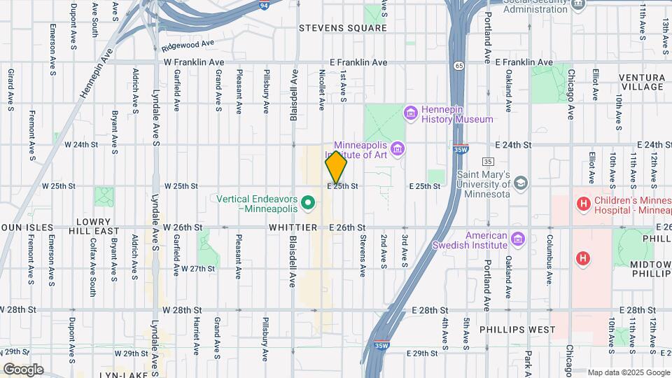 25 E 25th St Mapa y Detalles de la Ubicación