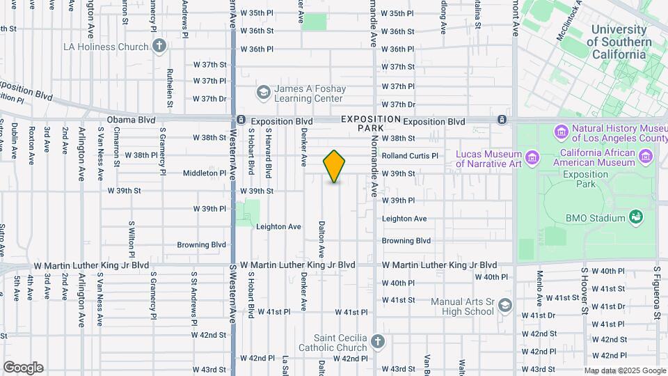 3917 Halldale Ave Mapa y Detalles de la Ubicación