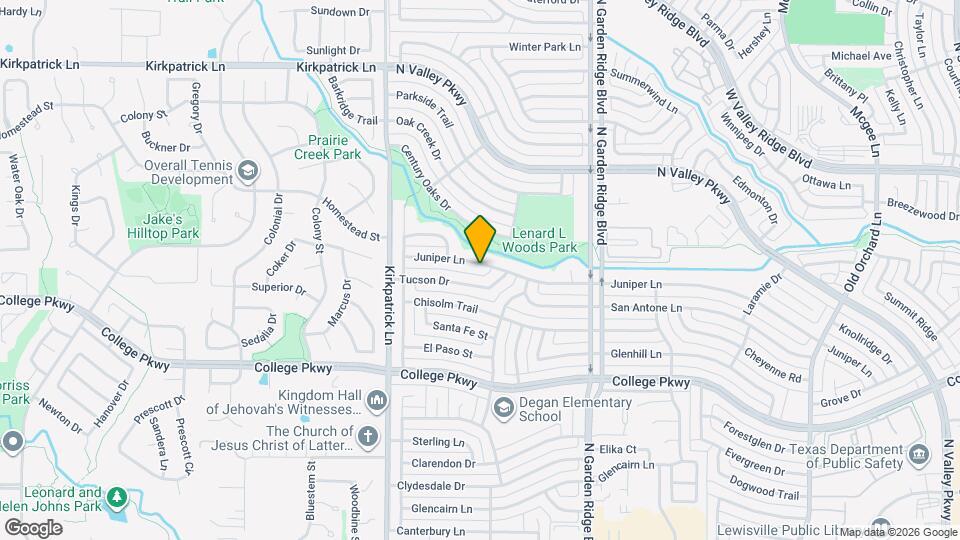 1822 Juniper Ln Map and Location Details