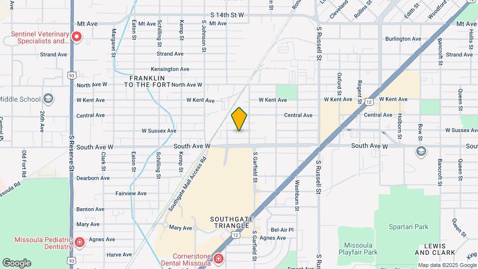 1835 W Sussex Ave Map and Location Details