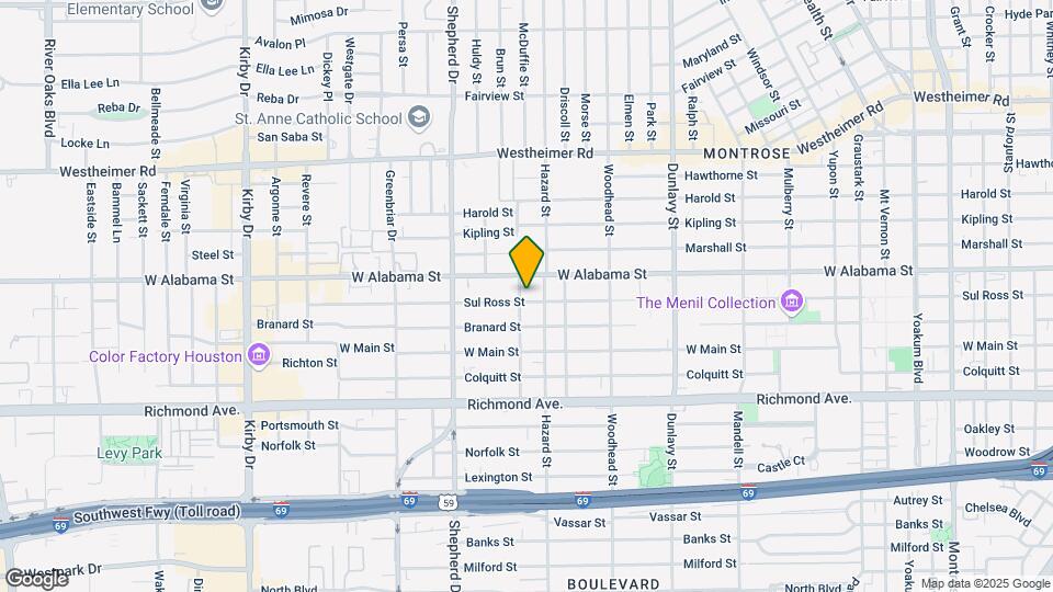 1918 Sul Ross St Map and Location Details