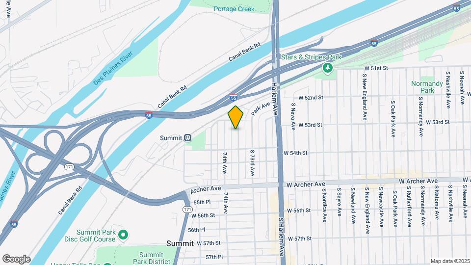 5328 S 73rd Ct Map and Location Details
