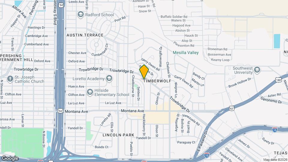 1226 Huckleberry St Map and Location Details