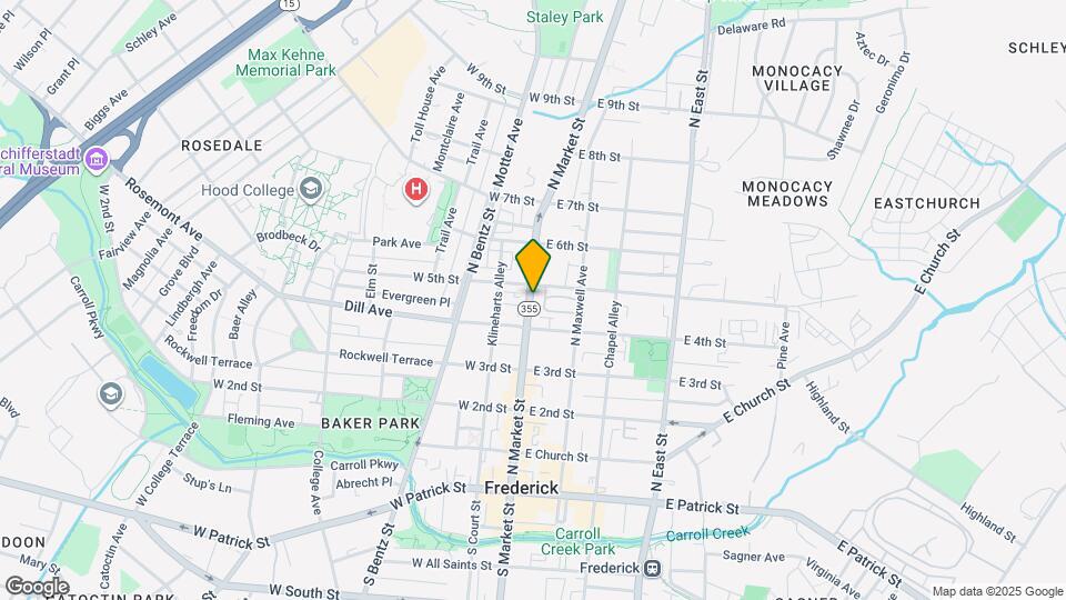 425 N Market St Map and Location Details