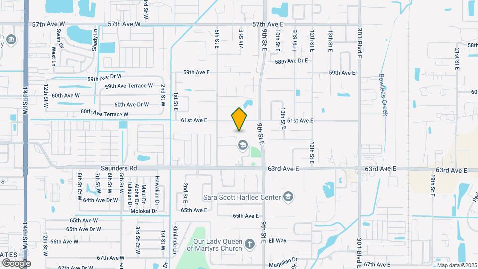 615 61st Avenue Ter E Mapa y Detalles de la Ubicación