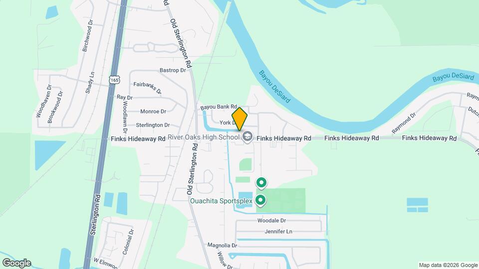 607 Finks Hideaway Rd Map and Location Details