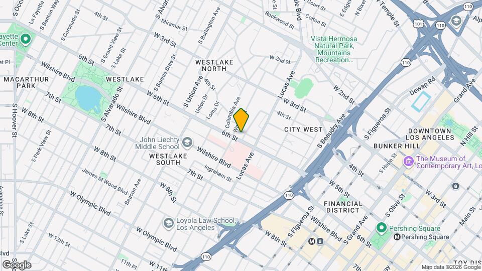 1243 W 6th St Map and Location Details