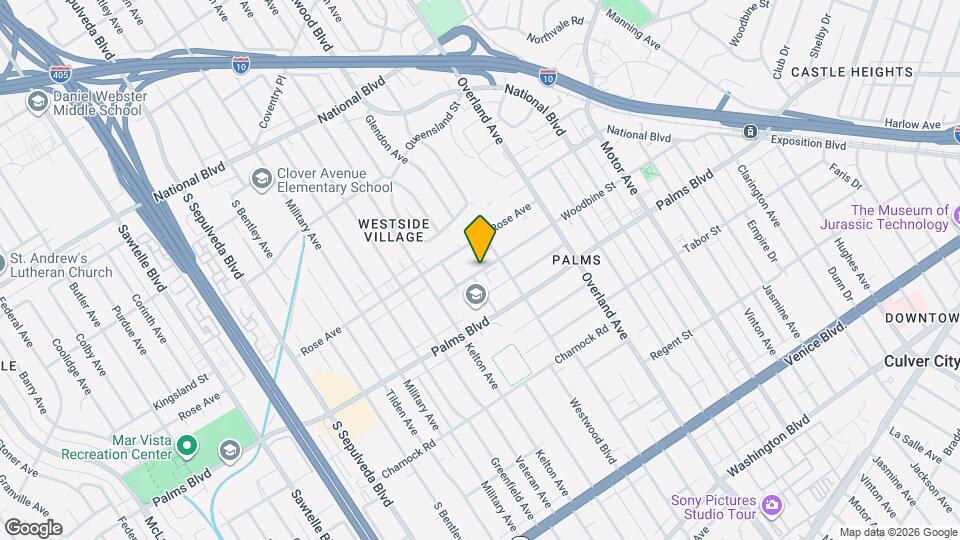 10829 Woodbine St Map and Location Details