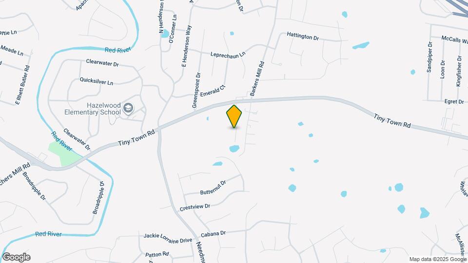 2500 Tiny Town Rd, Unit 2 Bedroom Unit Map and Location Details
