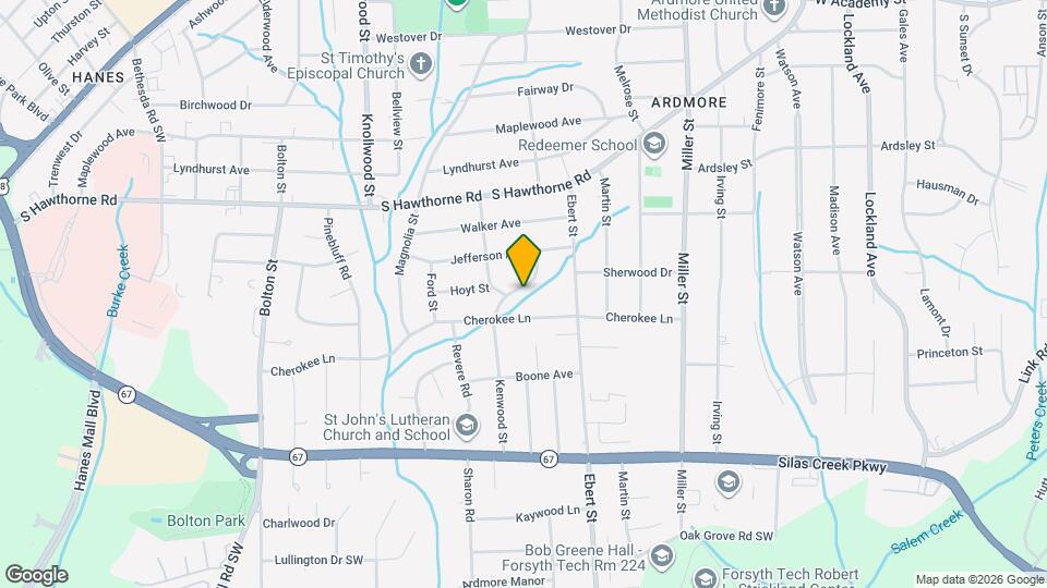 1135 Kenwood St Map and Location Details