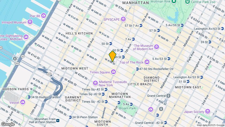 240 E 47th St Map and Location Details
