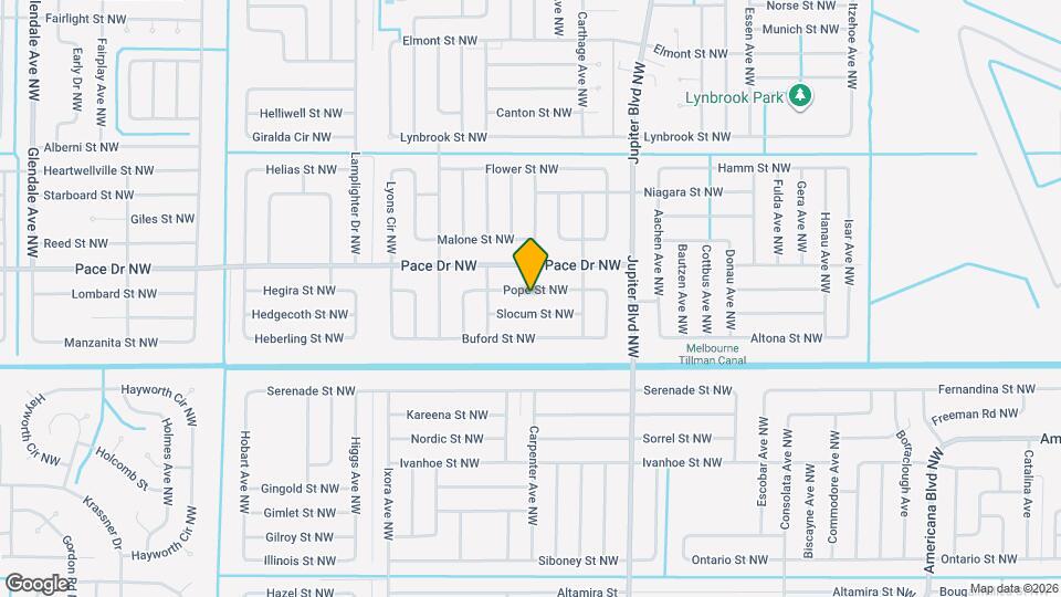 1000 Pope St NW Mapa y Detalles de la Ubicación