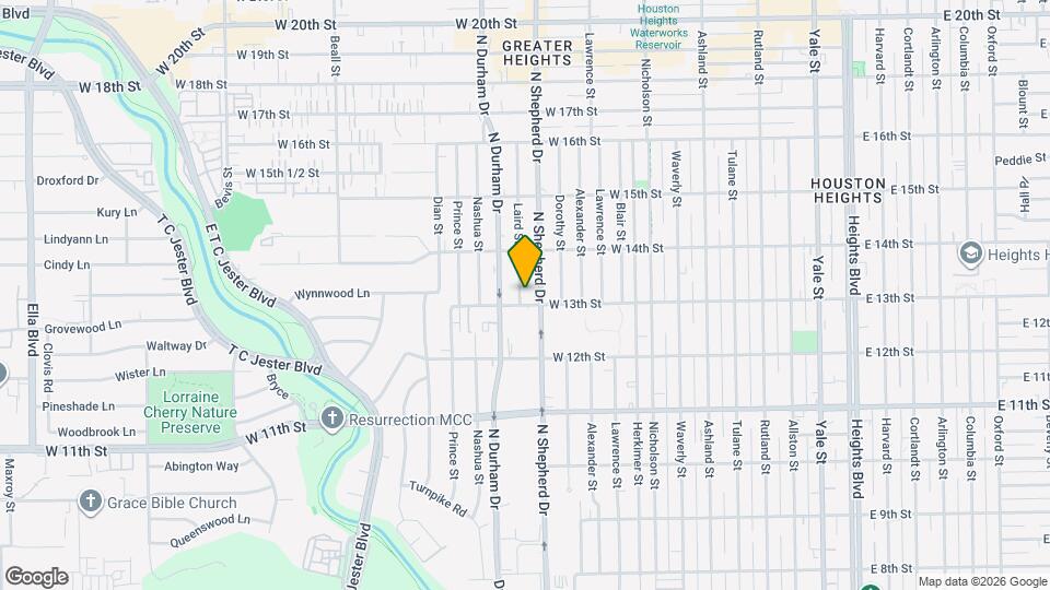 1306 Laird St Map and Location Details