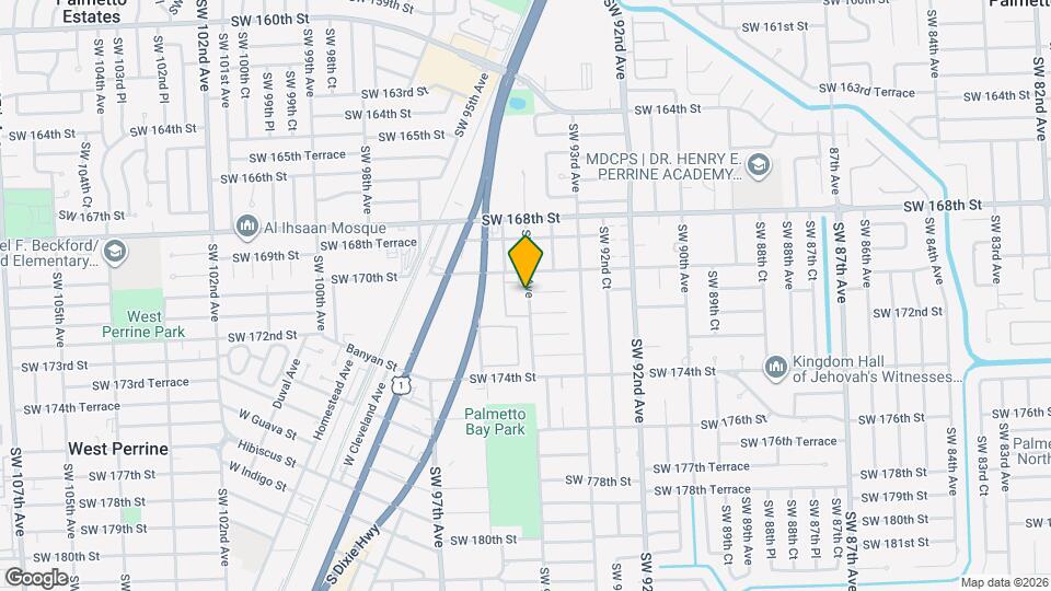 17160 SW 94th Ave, Unit 4 Mapa y Detalles de la Ubicación