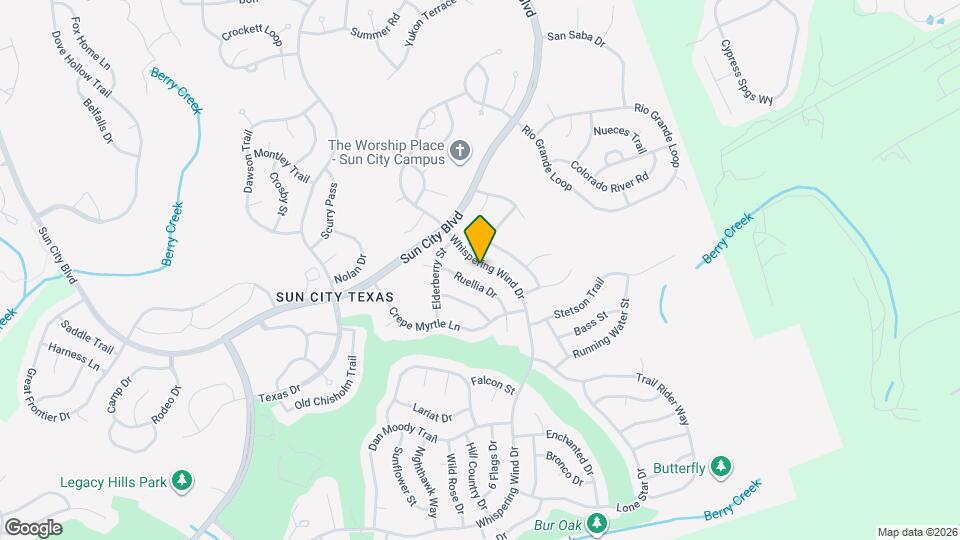 280 Whispering Wind Dr Map and Location Details