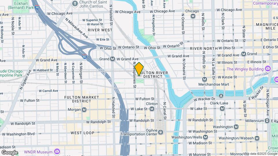 620 W Kinzie St Map and Location Details