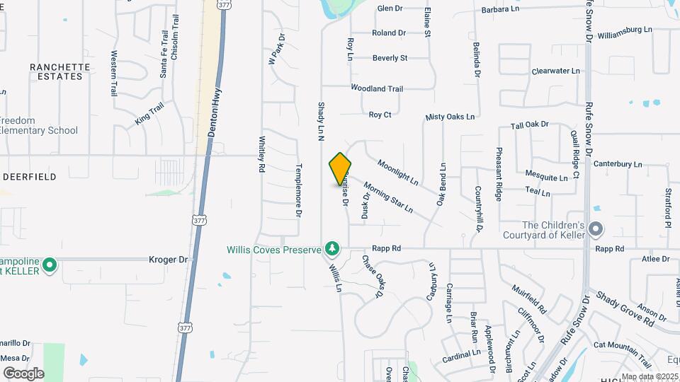 1132 Sunrise Dr Map and Location Details