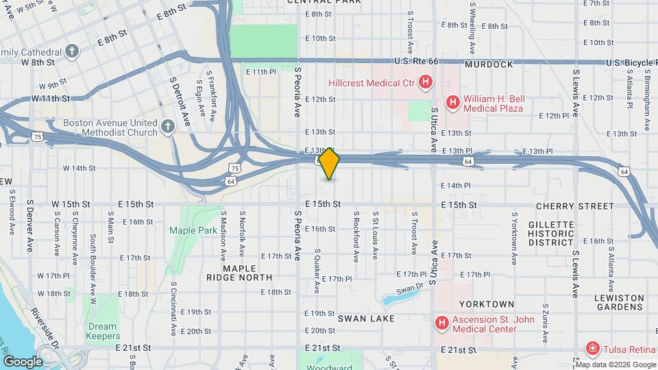 1428 S Quincy Ave Map and Location Details