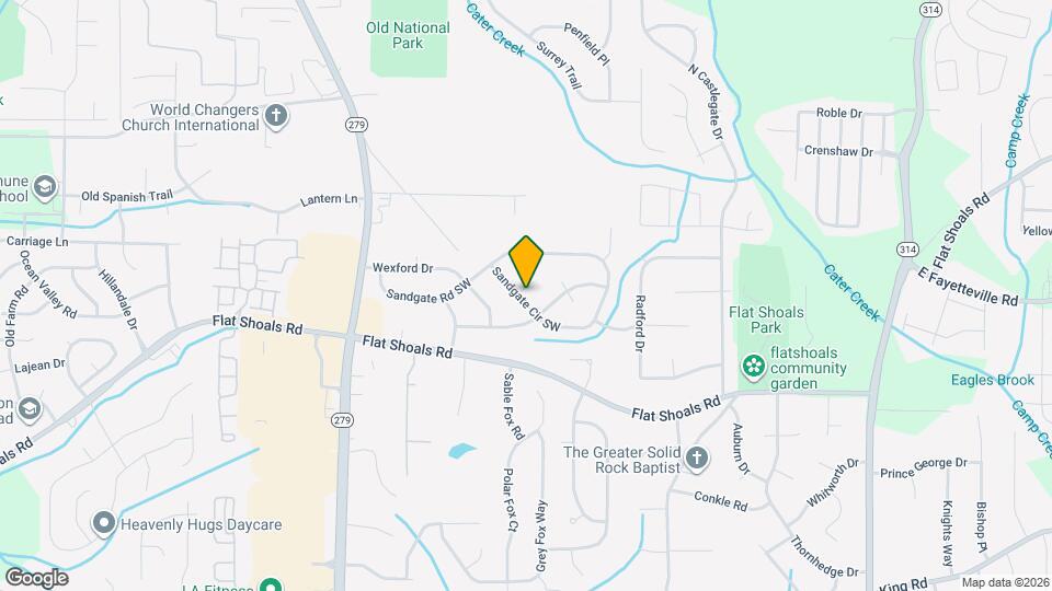 170 Chesterfield Ct SW Map and Location Details