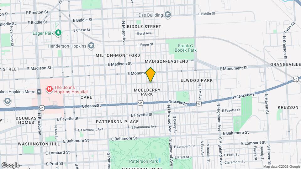 532 N Belnord Ave Map and Location Details