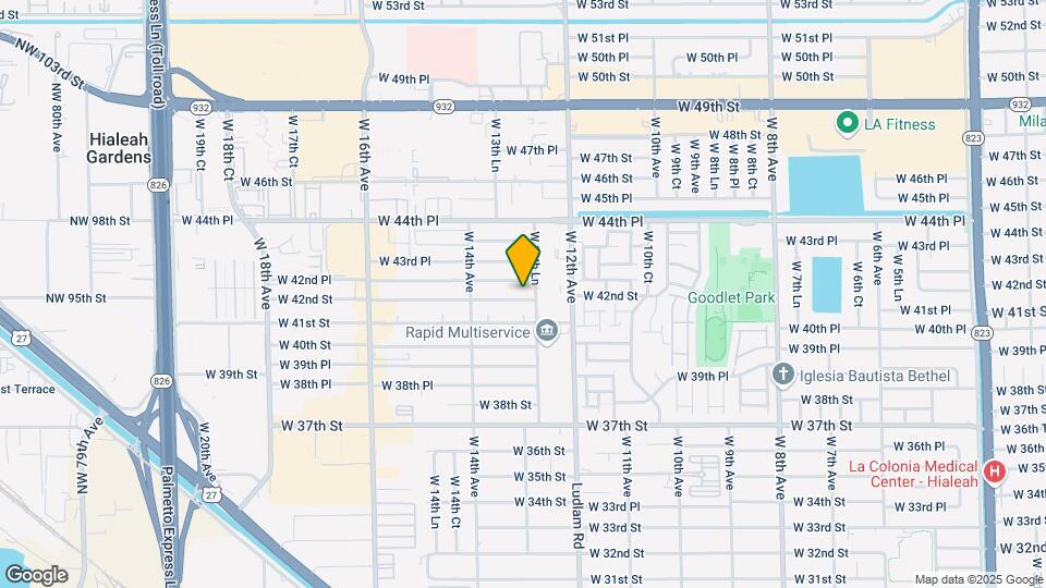 1281-1283 W 42nd St Mapa y Detalles de la Ubicación