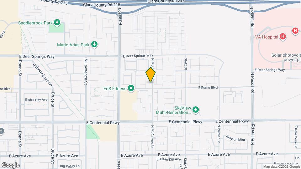 6613 N McCarran St Map and Location Details