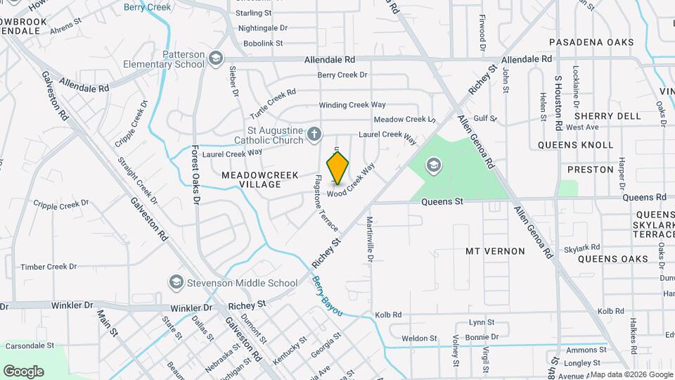 5619 Wood Creek Way Map and Location Details