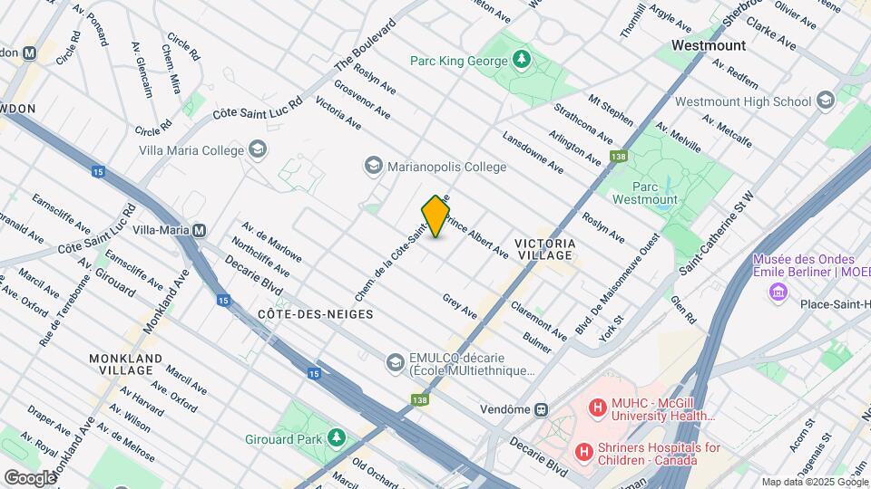 509B Claremont Av Map and Location Details