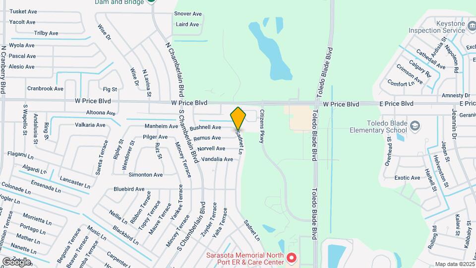 1353 Sadnet Ln Map and Location Details