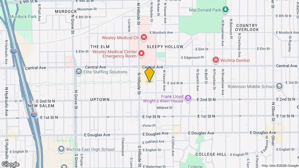 352 N Holyoke Pl Map and Location Details