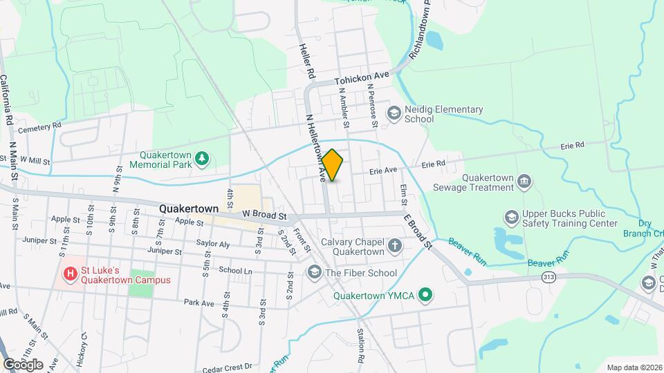 37 N Hellertown Ave, Unit B Mapa y Detalles de la Ubicación