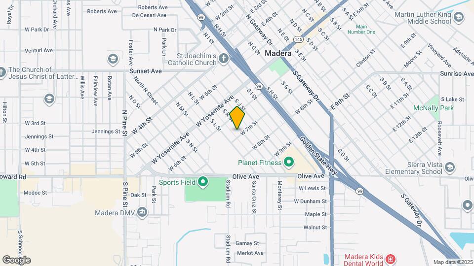 220 S K St Map and Location Details