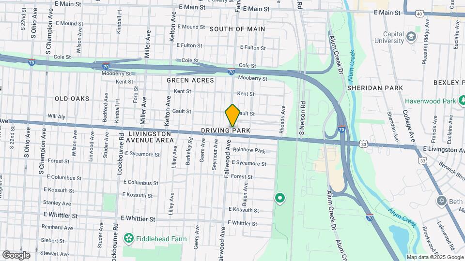 1656 E Livingston Ave Map and Location Details