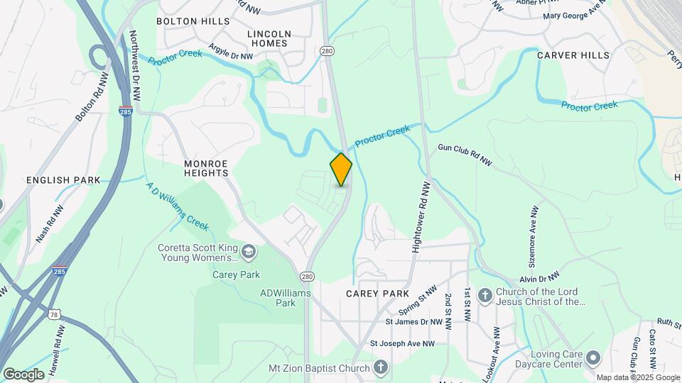 2638 Creekside Dr NW Map and Location Details