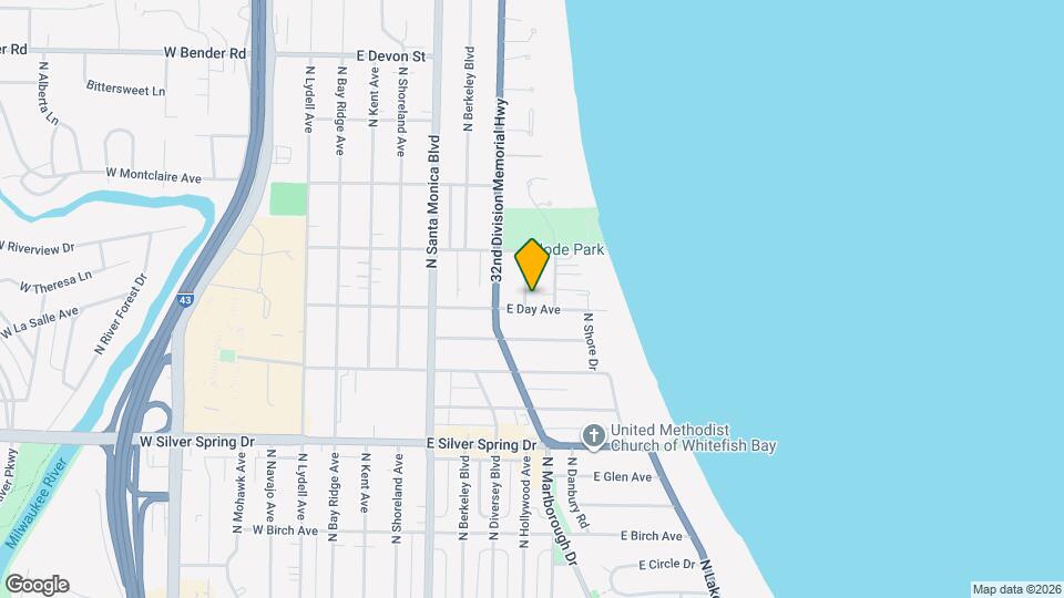 608 E Day Ave Map and Location Details