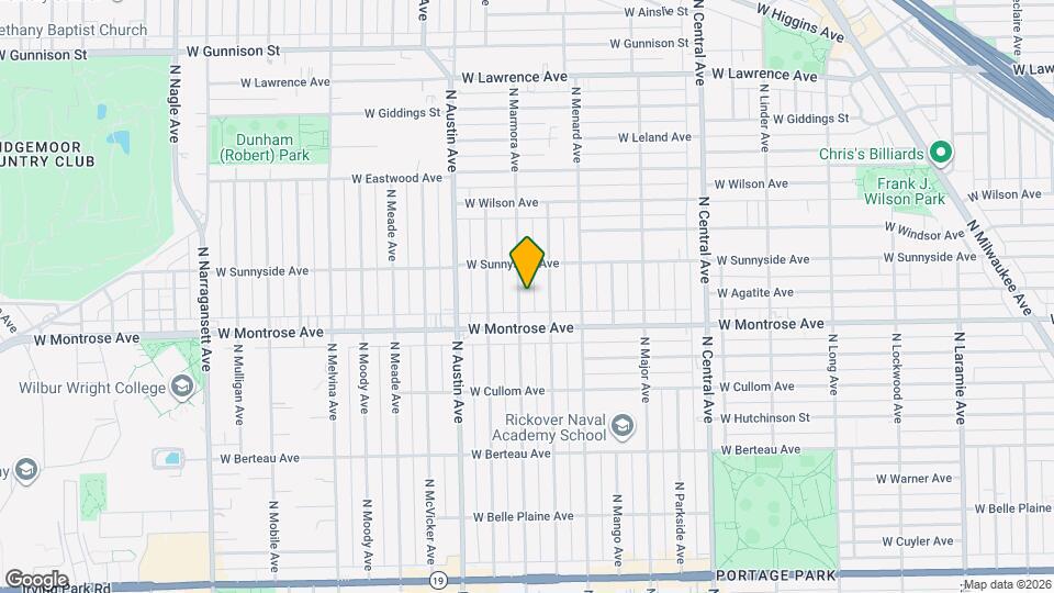 4431 N Marmora Ave Mapa y Detalles de la Ubicación