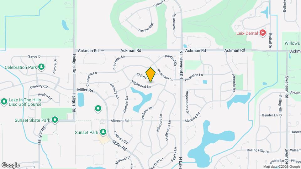 4831 Highwood Ln Mapa y Detalles de la Ubicación