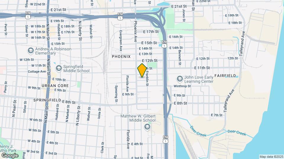 1131 E 10th St Mapa y Detalles de la Ubicación