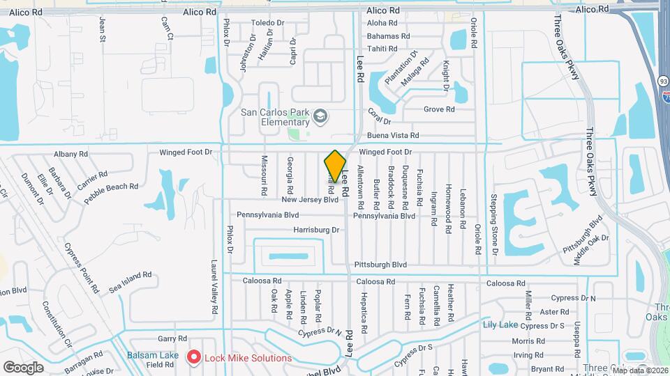 17429 Arizona Rd Map and Location Details