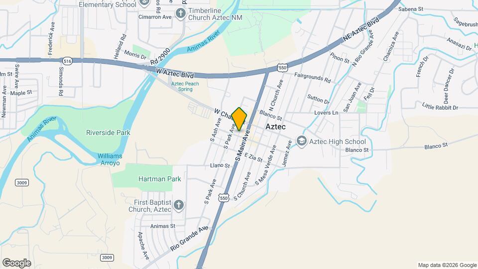 117 W Chuska St Map and Location Details