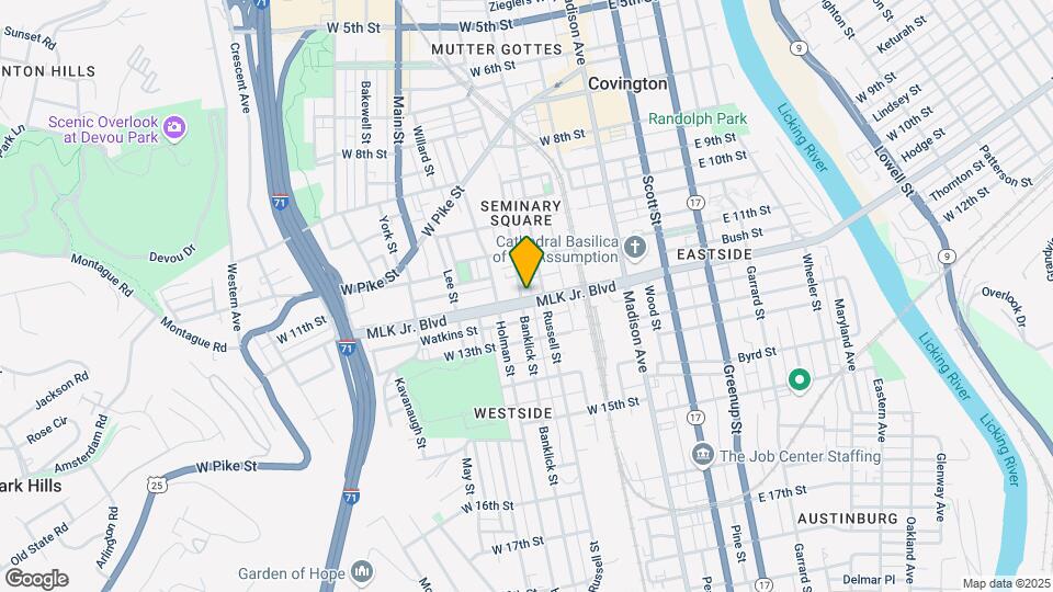 1132 Banklick St Mapa y Detalles de la Ubicación