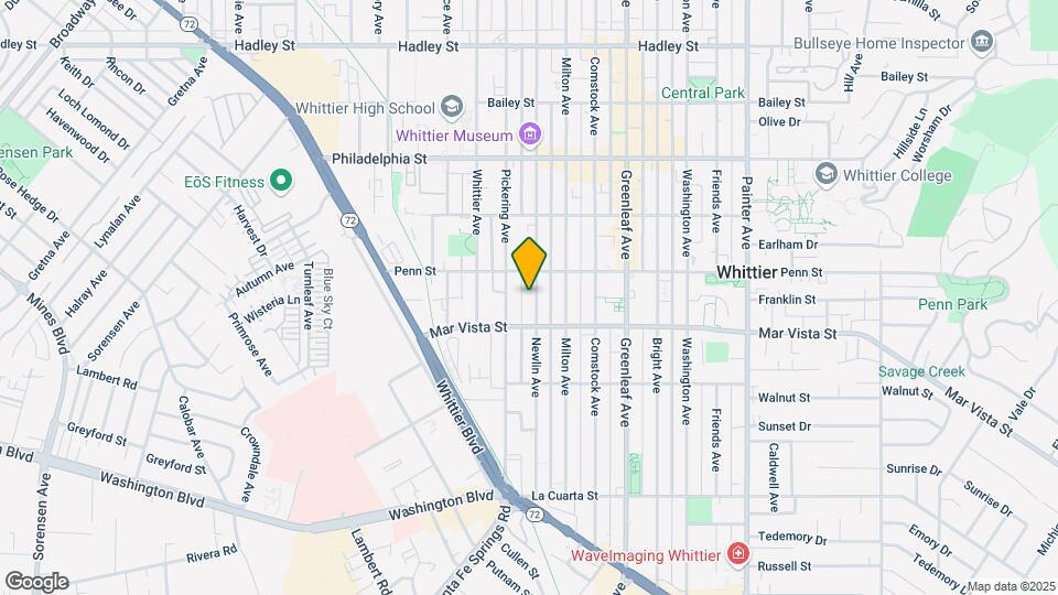 7327 Newlin Ave Map and Location Details