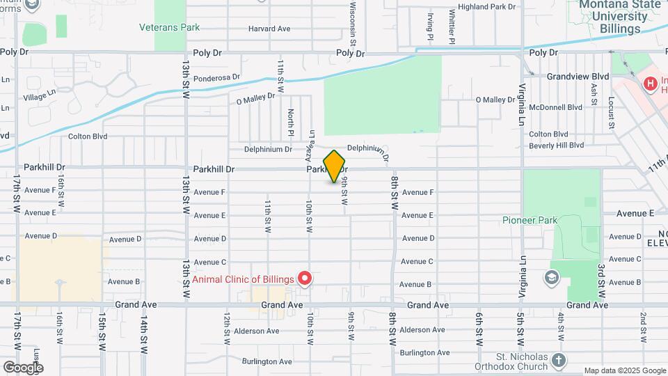 915 Avenue F Map and Location Details