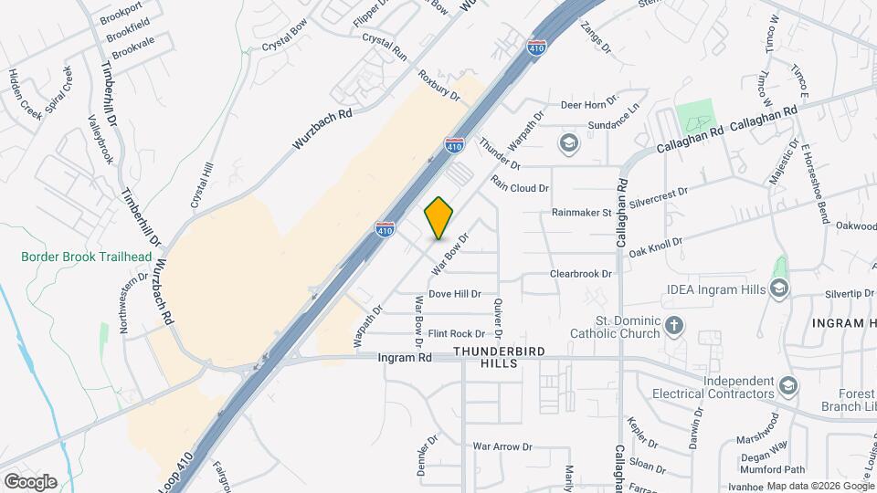 3810 Warpath St Mapa y Detalles de la Ubicación