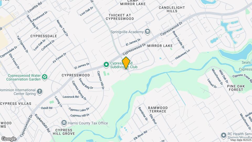 3602 Blue Cypress Dr Map and Location Details